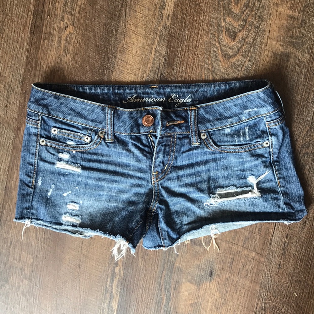 American Eagle Outfitters Ripped Jean Shorts